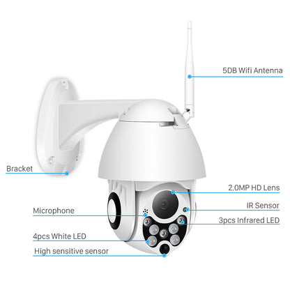 Automatic Tracking Waterproof Wireless Monitoring Camera