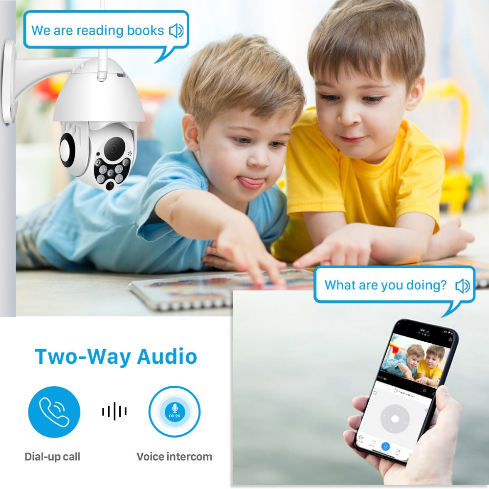 Automatic Tracking Waterproof Wireless Monitoring Camera