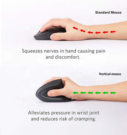 Ergonomic Rechargeable Wireless Mouse