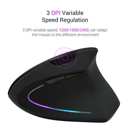 Ergonomic Rechargeable Wireless Mouse