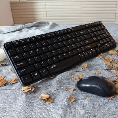 Wireless Keyboard And Mouse Set Stylish Waterproof Multimedia Office Home Mouse And Keyboard Light Tone Keyboard