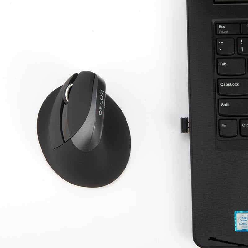 Wireless Silent Charging Ergonomic Vertical Left-Handed Mouse